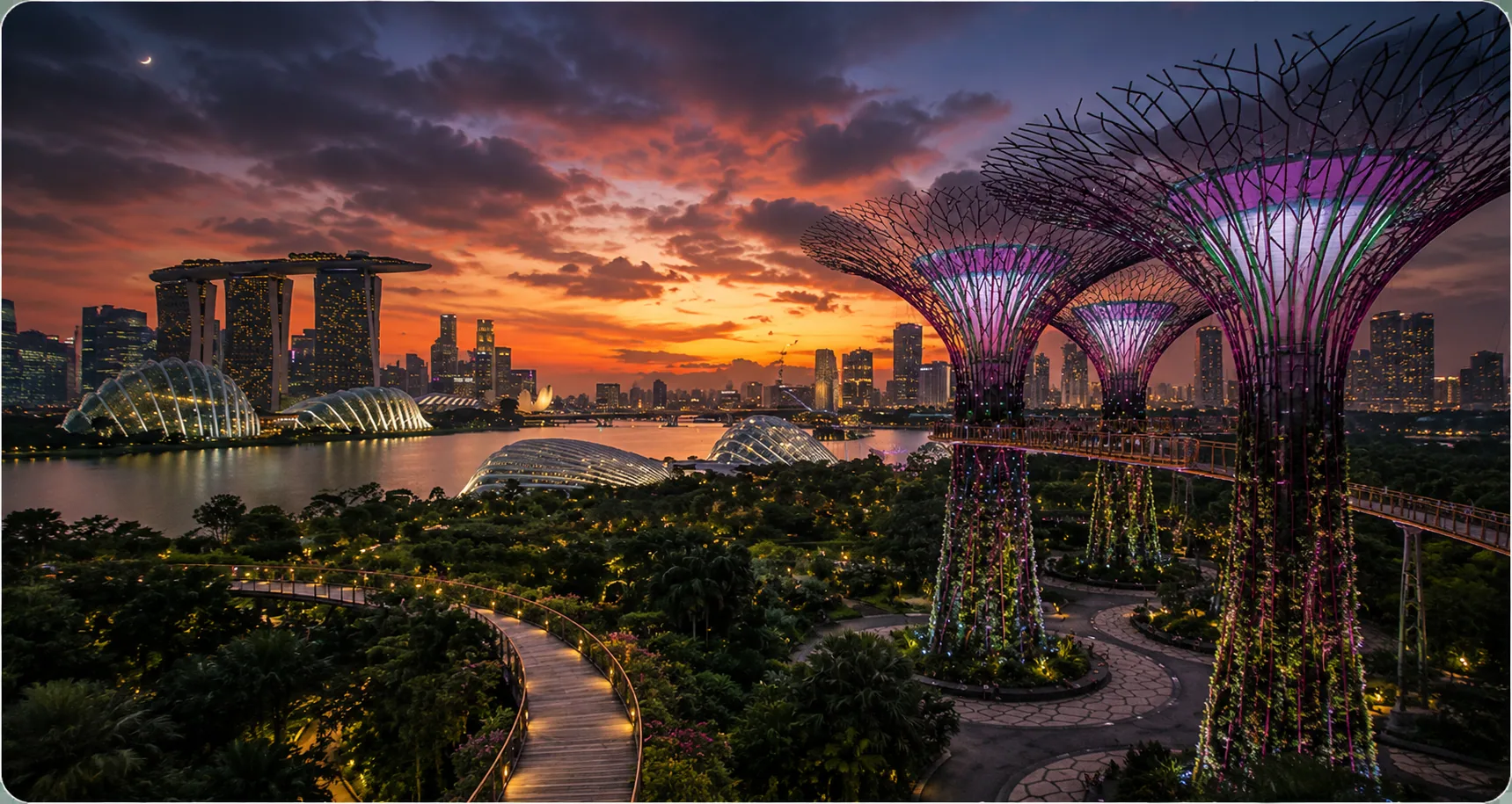 Singapore skyline